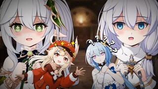 [Genshin Impact x Honkai Impact 3] Để đền bù cho người du hành và đội trưởng, Narsida và Theresa quyết định trói họ xuống tầng hầm ...