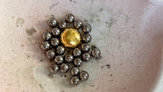 把黄金和铁熔一起