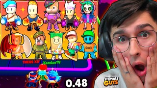 PEGUEI AS NOVAS SKINS ESPECIAIS 0.48 DA NERF no Stumble Guys