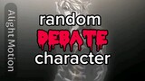 Random DEBATE character baku vs saitama  shadow fight 2 vs cid kanague the administrator vs ohma zio