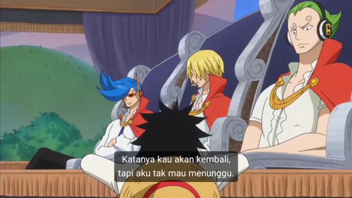 perbedaan Kesetiaan Sanji sama zoro ke sang kapten!!