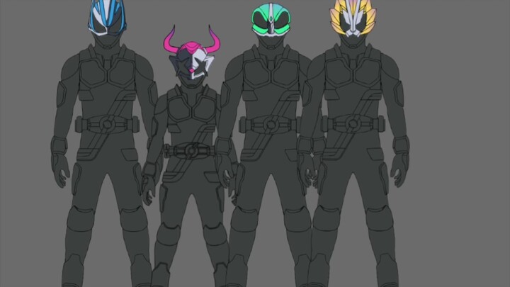 Masked Rider Polar Fox: If the four No. 1s participate in the compe*on