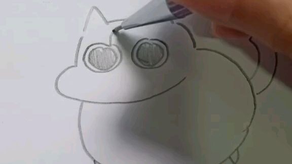 cách vẽ 1 ebe mèo đơn giảnn