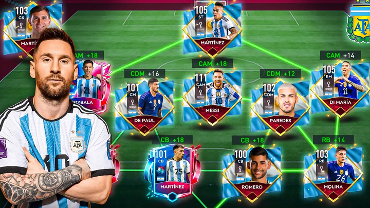 Argentina FIFA World Cup 2022 ผู้สร้างทีมพิเศษที่ดีที่สุด - FIFA Mobile