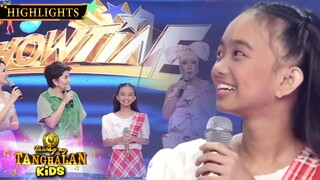 It's Showtime hosts are impressed by Dylan's performance | Tawag Ng Tanghalan Kids