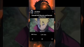 Kawaki kill Boruto