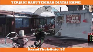 TERJADI BAKU TEMBAK DI ATAS KAPAL