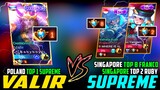 Poland Top 1 Supreme Valir vs. Singapore Supreme Top 2 Ruby & Top 8 Franco ~ Mobile Legends