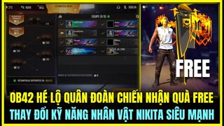 (Free Fire) OB42 Hé Lộ Quân Đoàn Chiến Nhận Hành Động Siêu Đẹp, Thay Đổi Kỹ Năng Nikita Siêu Mạnh