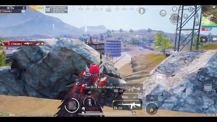 PUBG Mobile - Khi Siêu Phẩm M16 Kết Hợp Với 2 Thánh Giáp