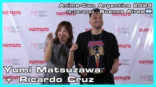Yumi Matsuzawa + Ricardo Cruz - Anime-Con Argentina 2024 - 16/08/2024