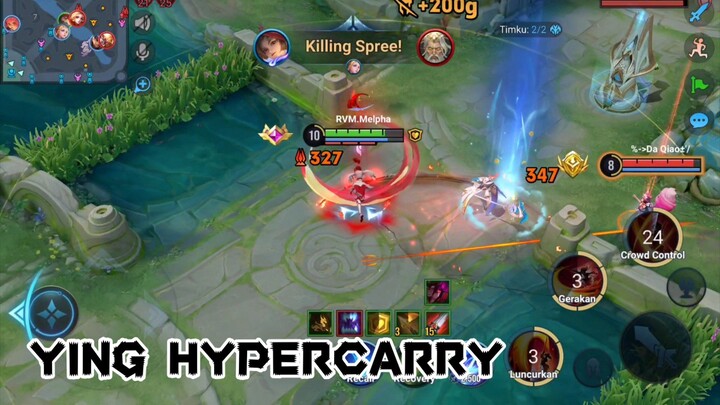 PESTA KILL BERSAMA YING!! HONOR OF KINGS!!