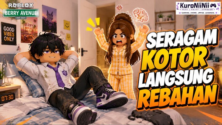Pulang Sekolah Aa Langsung Rebahan Pakai Seragam Kotor!