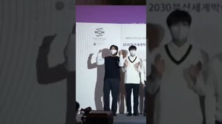 BTS on Busan expo 2030 #bts #btsarmy #btsshorts #army #jimin #rm #army #fyp #short