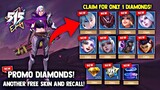 PROMO 1 DIAMONDS SKIN AND LIMITED EPIC RECALL + REWARDS! - NEW EVENT 2022 | MOBILE LEGENDS