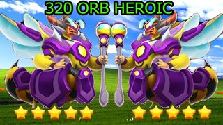 Quá Khủng Khiếp Thánh Cầy Cuốc Nhận 320 ORB HEROIC High Colony - Thành EJ Dragon City Top Game