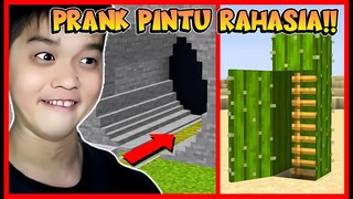 PRANK MOMON LAGI GUYS !! KALI PAKAI PINTU RAHASIA !! Feat @sapipurba Minecraft