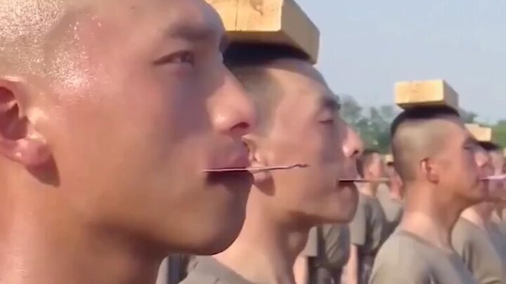 This is why the Chinese army is disciplined.