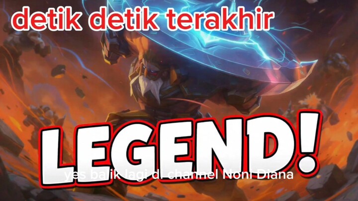 DETIK DETIK TERAKHIR LEJEND NONI DIANA MLBB