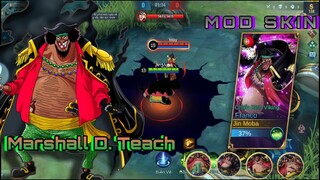 MLBB| Mod Skin Marshall.D.Teach Tứ Hoàng Râu Đen (One piece) Full Hiệu Ứng| JinMoba