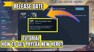 [ Tutorial ] How To Get Phylax New Free Hero Exchange Token? Marksman Tank Hero | MLBB