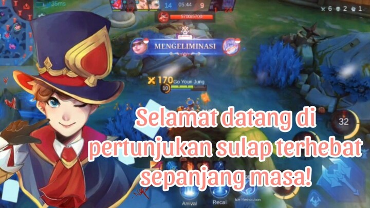Selamat datang di pertunjukan sulap terhebat sepanjang masa!