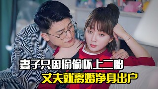妻子只因怀二胎没有告诉丈夫，丈夫就离婚净身出户，剧情片