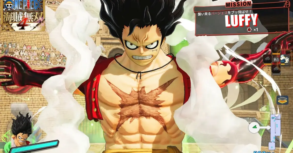 One Piece 海賊無双4 ルフィ モーション集 Luffy Moveset Bilibili