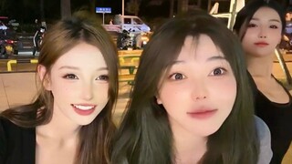 刘飞儿穿睡衣去高铁站接米娜甜心，甜心惊呼你怎么不穿衣服？？