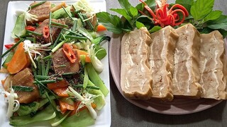 cách làm nạm bò.bò sào cải thìa món chay.