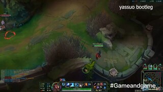 Highlight yasuo cầm đao phục kích #LOL