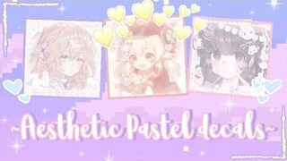 Pastel Anime Icon decals/decal Ids (Pt. 2) | For your Royale high journal, Bloxburg, Etc. ♡(ӦｖӦ｡)