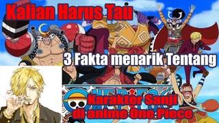 Kalian Harus Tau 3 Fakta Menarik Tentang Karakter Sanji di Anime One Piece