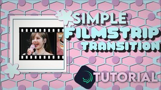 Simple film strip transition || Alight motion tutorial