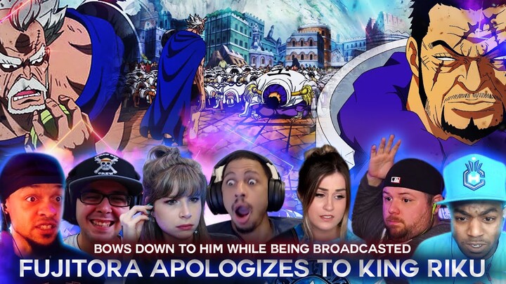 Fujitora Apologizes to King Riku ! Bows Down to Him ! Reaction Mashup
