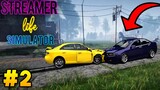 I CRASHED MY CAR! | Streamer Life Simulator #2