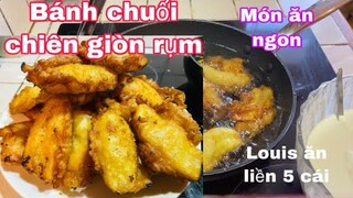 Bánh chuối chiên giòn tan cả nhà đều ghiền món này/cuộc sống pháp/món ăn Việt Nam/món ngon mỗi ngày