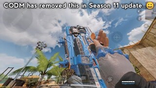 CODM removed this in Season 11 update..😀