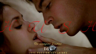 吸血鬼日记Damon&Elena 眼神拉丝