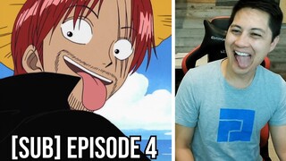 [First Time Watching] One Piece Anime Episode 4 Reaction Review SUB Not English Dub vs  Live Action