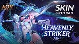 Airi Heavenly Striker Skin Spotlight - Garena AOV (Arena of Valor)