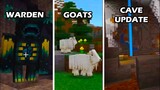 Minecraft 1.17 Update : Warden, Goats, Caves and Cliffs Update