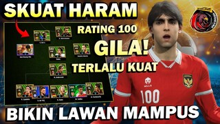 AKU COBA SKUAT HARAM RATING 100! GILA TERLALU KUAT! BIKIN LAWAN MAMPUS! CETAK BANYAK GOL DAHSYAT!