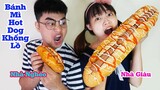 Đại Chiến Bánh Mì Hot Dog 3K Nhà Nghèo Với Bánh Mì Hot Dog 300K Siêu To Khổng Lồ Nhà Giàu - Hà Sam