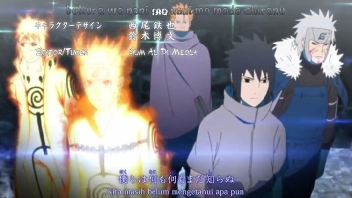 🌀Naruto Shippuden - OP 16 "Silhouette by KANA-BOON" | «ep 380-405»
