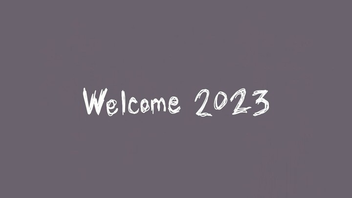 New year 2023 animation