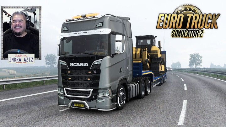 Bawa Buldozer Menerjang Hujan Dan Kabut | Euro Truck Simulator 2 | #curhatsupir