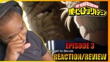 CLOSE TO CRYING... My Hero Academia Season 6 Episode 3 *Reaction/Review*