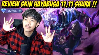 REVIEW SKIN HAYABUSA 11.11 MALAH KETEMU PREMAN CLASSIC AUTO KITA SEREPET BOY ! - Mobile legends