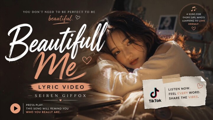 Beautifull me is a song that describe another view of beatifull from women/woman